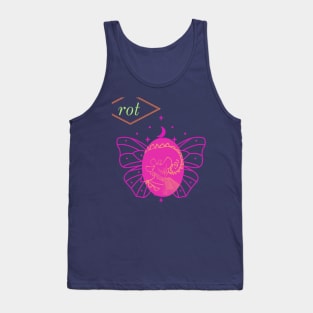 Buttersaur in Handsome Hot Pink Tank Top